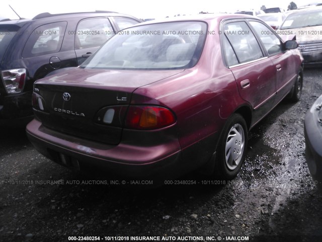 2T1BR18E2YC351191 - 2000 TOYOTA COROLLA VE/CE/LE 栗色 照片 4