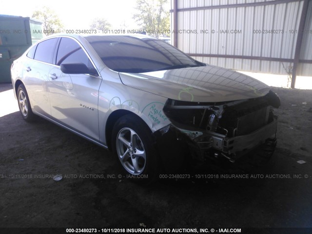 1G1ZB5ST3GF354987 - 2016 CHEVROLET MALIBU LS 银色 照片 1