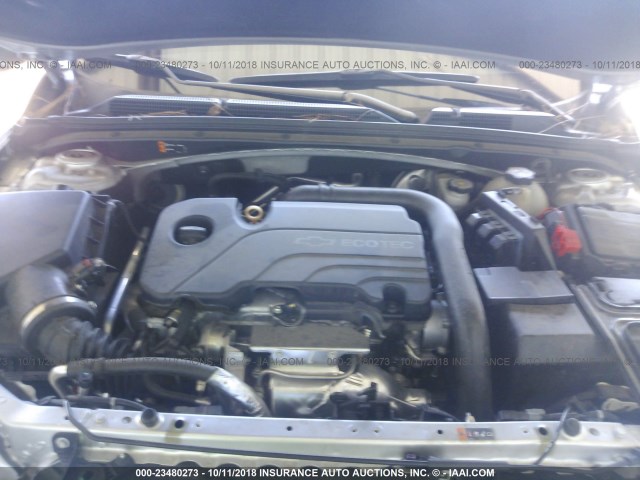 1G1ZB5ST3GF354987 - 2016 CHEVROLET MALIBU LS 银色 照片 10