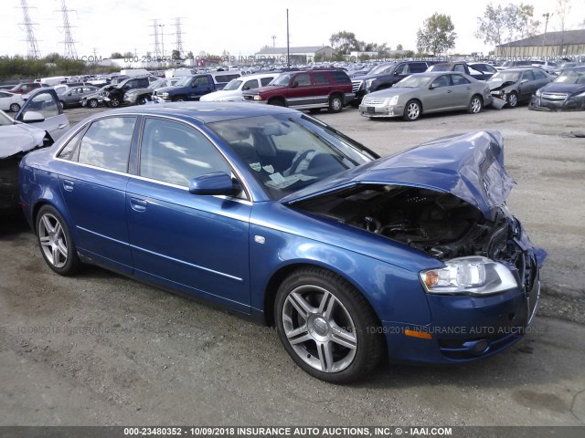 WAUDG68E55A444067 - 2005 AUDI A4 3.2 QUATTRO BLUE photo 1