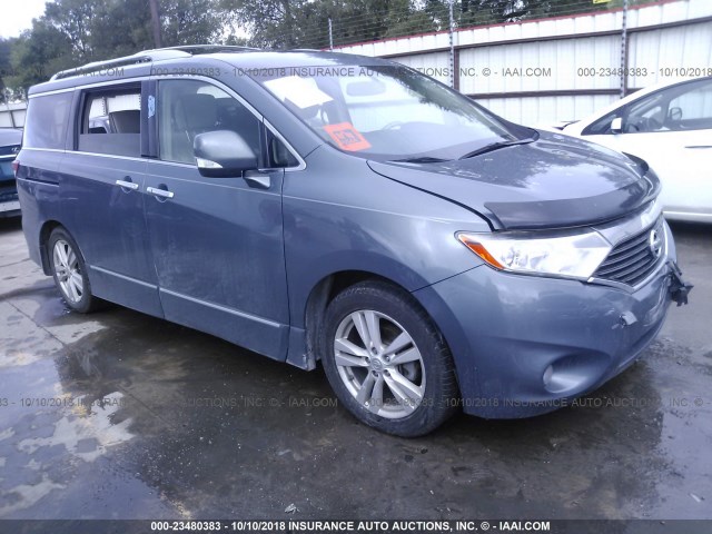 JN8AE2KP3C9032098 - 2012 NISSAN QUEST S/SV/SL/LE BLUE photo 1