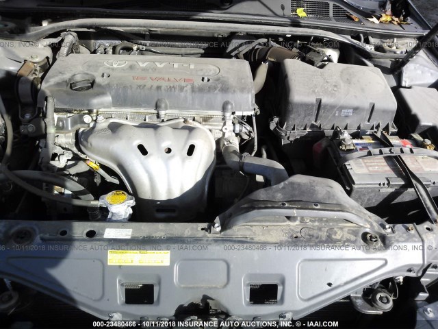 4T1CE30P47U755311 - 2007 TOYOTA CAMRY SOLARA SE/SLE ნაცრისფერი ფოტო 10