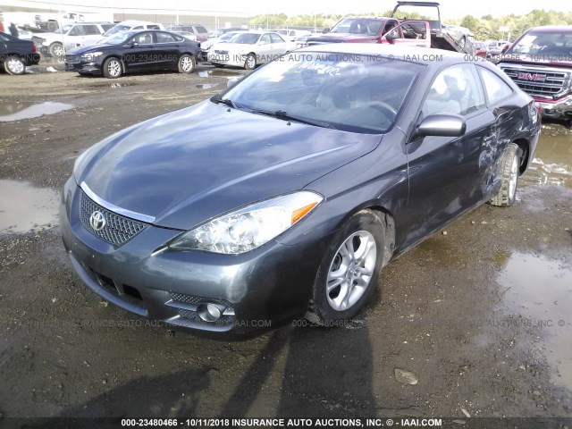 4T1CE30P47U755311 - 2007 TOYOTA CAMRY SOLARA SE/SLE ნაცრისფერი ფოტო 2