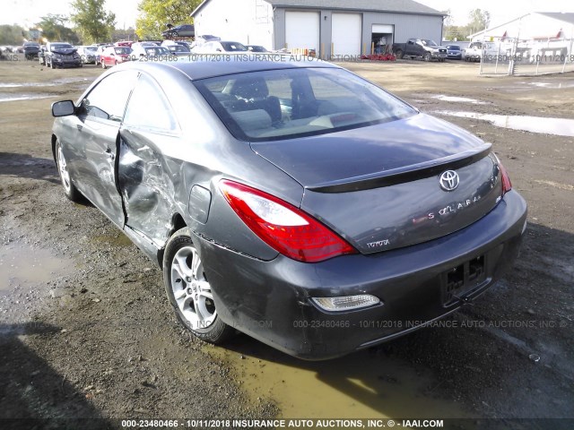 4T1CE30P47U755311 - 2007 TOYOTA CAMRY SOLARA SE/SLE ნაცრისფერი ფოტო 3