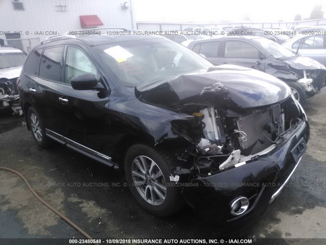 5N1AR2MM0DC615988 - 2013 NISSAN PATHFINDER S/SV/SL/PLATINUM BLACK photo 1