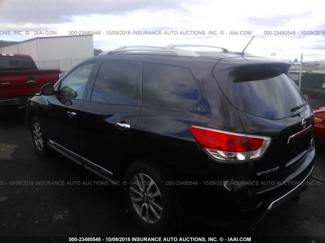 5N1AR2MM0DC615988 - 2013 NISSAN PATHFINDER S/SV/SL/PLATINUM BLACK photo 3