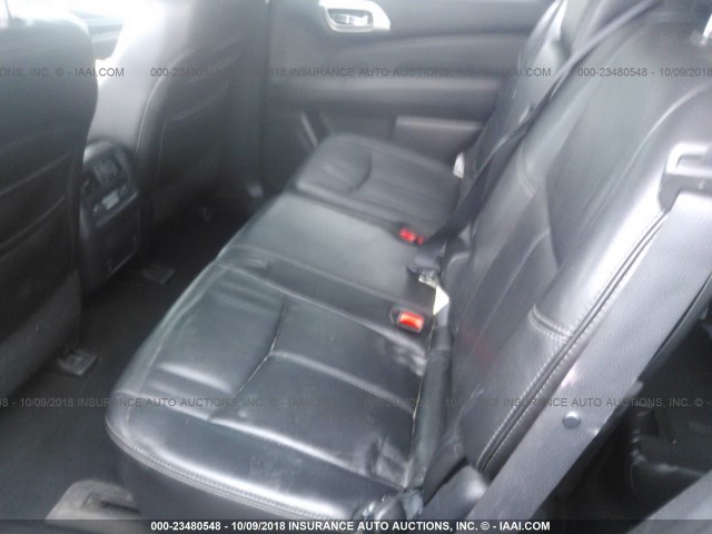 5N1AR2MM0DC615988 - 2013 NISSAN PATHFINDER S/SV/SL/PLATINUM BLACK photo 8