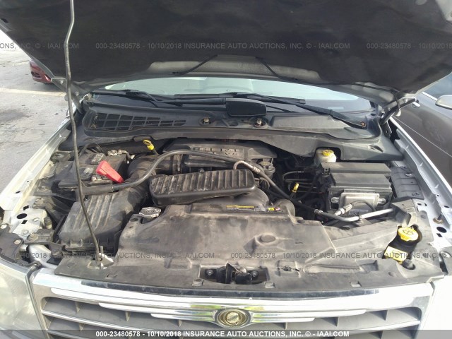 1A8HX58248F152544 - 2008 CHRYSLER ASPEN LIMITED SILVER photo 10