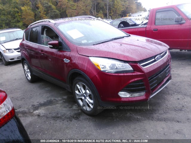 1FMCU9J96GUA01168 - 2016 FORD ESCAPE TITANIUM RED photo 1