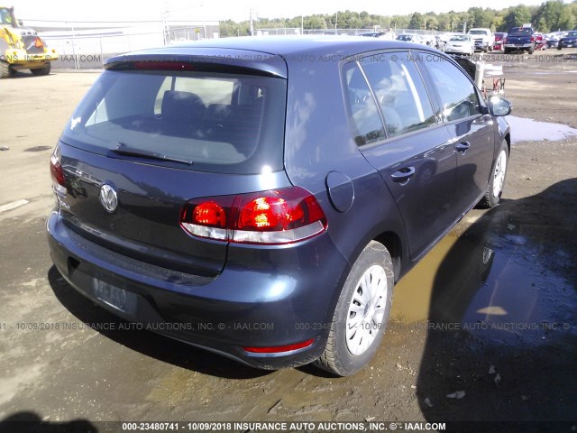 WVWDB7AJ3DW140008 - 2013 VOLKSWAGEN GOLF 蓝色 照片 4