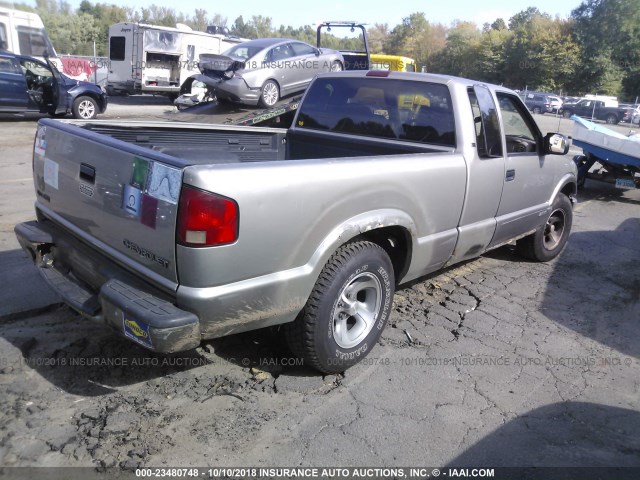 1GCCS19W118153994 - 2001 CHEVROLET S TRUCK S10 GOLD photo 4