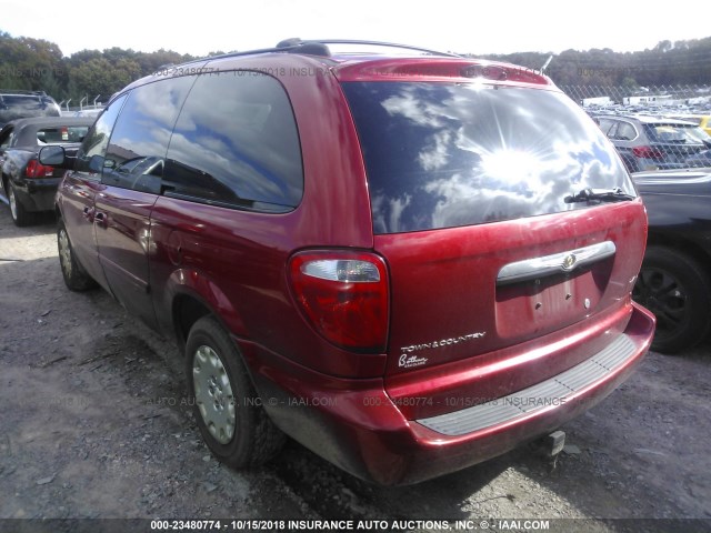 2C4GP44R14R620152 - 2004 CHRYSLER TOWN & COUNTRY LX RED photo 3