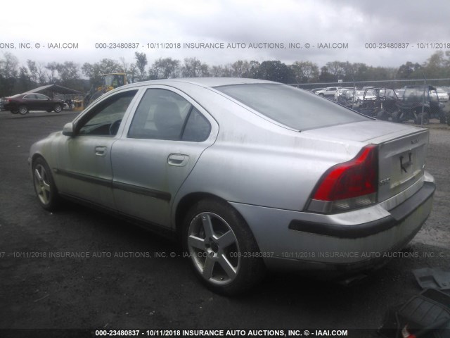 YV1RH52YX42350207 - 2004 VOLVO S60 R SILVER photo 3