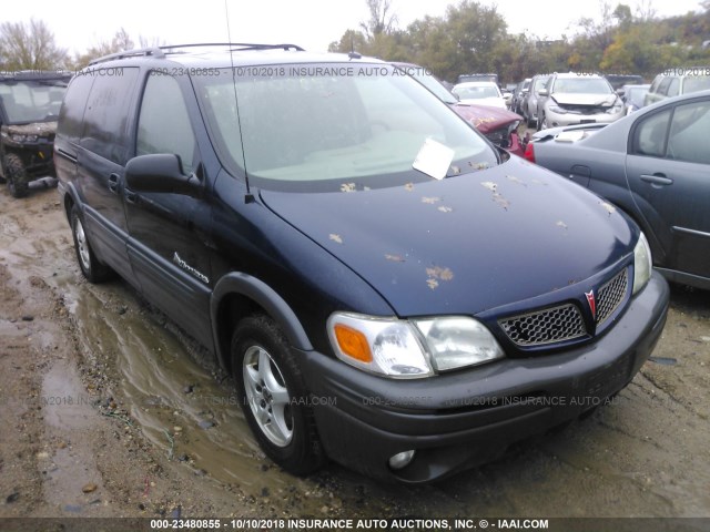 1GMDX13E72D251731 - 2002 PONTIAC MONTANA LUXURY BLUE photo 1