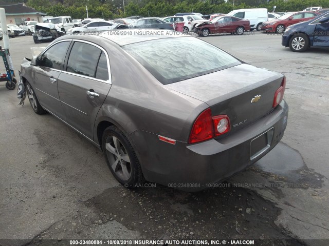 1G1ZC5EUXCF326440 - 2012 CHEVROLET MALIBU 1LT GRAY photo 3