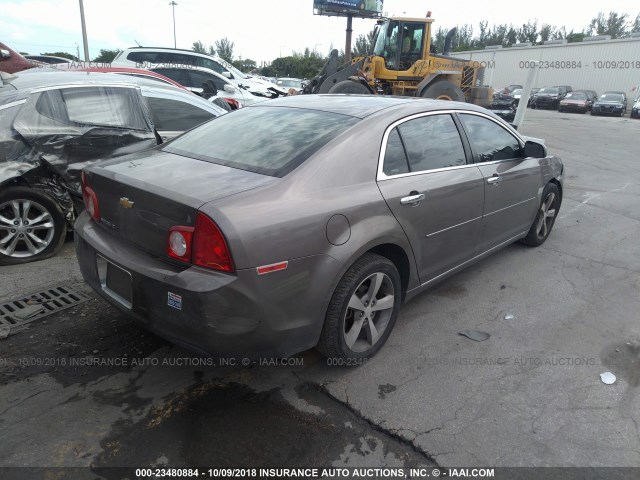 1G1ZC5EUXCF326440 - 2012 CHEVROLET MALIBU 1LT GRAY photo 4