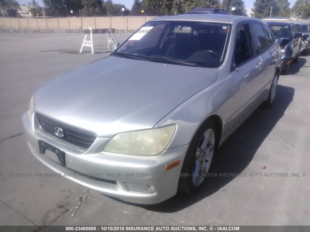 JTHED192820063899 - 2002 LEXUS IS 300 SPORTCROSS SILVER photo 2