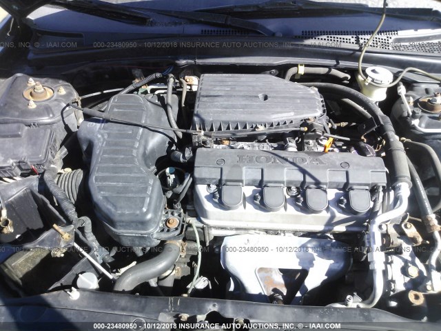 1HGEM22335L048323 - 2005 HONDA CIVIC DX VP BLACK photo 10