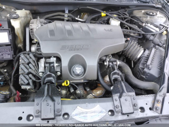 2G1WX12K849278062 - 2004 CHEVROLET MONTE CARLO SS ნაცრისფერი ფოტო 10