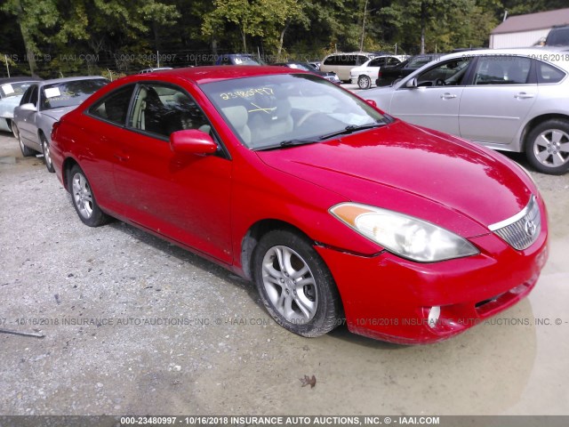 4T1CE38P16U712905 - 2006 TOYOTA CAMRY SOLARA SE/SLE წითელი ფოტო 1