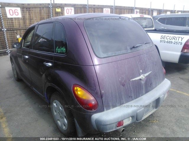 3C4FY48B23T561923 - 2003 CHRYSLER PT CRUISER CLASSIC 紫色 照片 3