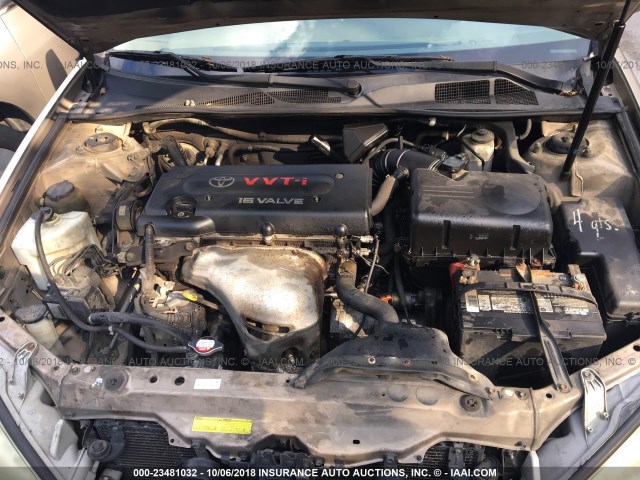 4T1BE32KX5U395195 - 2005 TOYOTA CAMRY LE/XLE/SE Бежевый фото 10