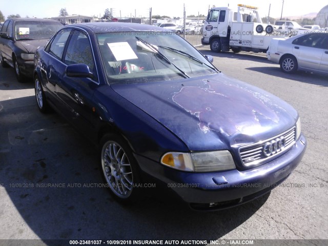 WAUED28D4XA082684 - 1999 AUDI A4 2.8 QUATTRO BLUE photo 1