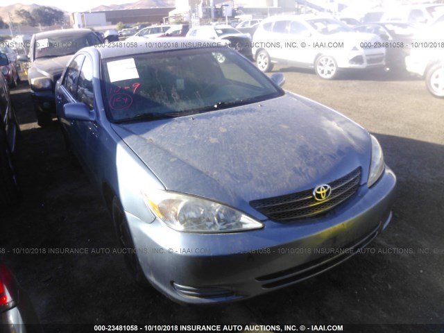 4T1BE32K94U896898 - 2004 TOYOTA CAMRY LE/XLE/SE BLUE photo 1