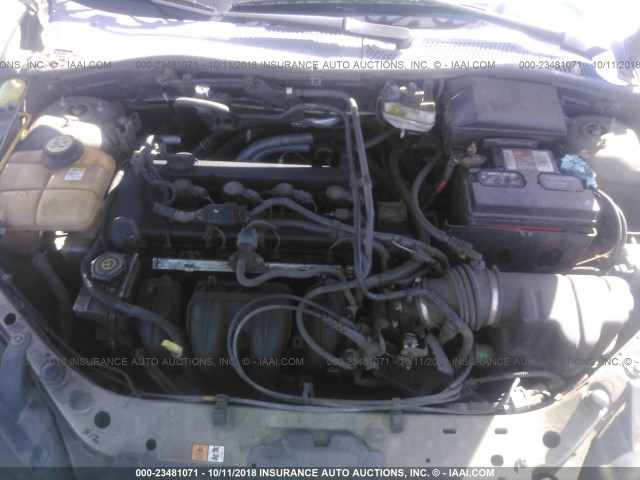 1FAFP34NX7W111424 - 2007 FORD FOCUS ZX4/S/SE/SES ოქროსფერი ფოტო 10