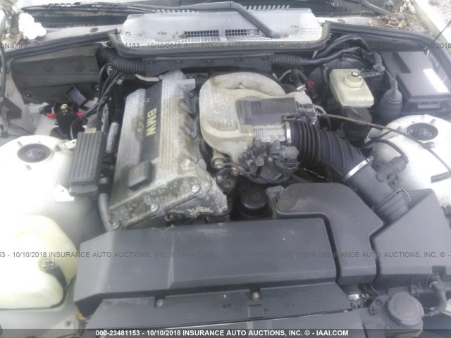 WBABH732XVEY01839 - 1997 BMW 318 IC WHITE photo 10