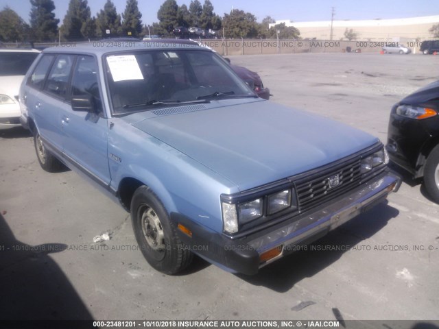 JF1AM43BXEB468199 - 1984 SUBARU GL BLUE photo 1