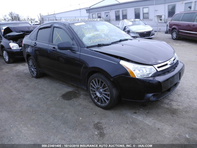 1FAHP36N79W196795 - 2009 FORD FOCUS SES BLACK photo 1