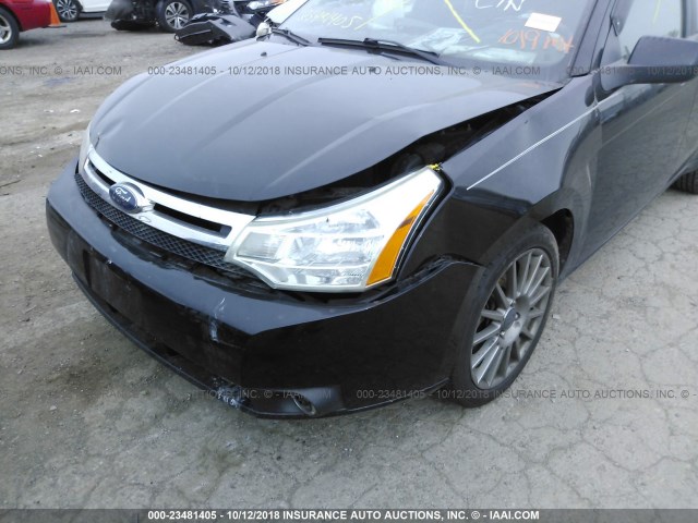 1FAHP36N79W196795 - 2009 FORD FOCUS SES BLACK photo 6