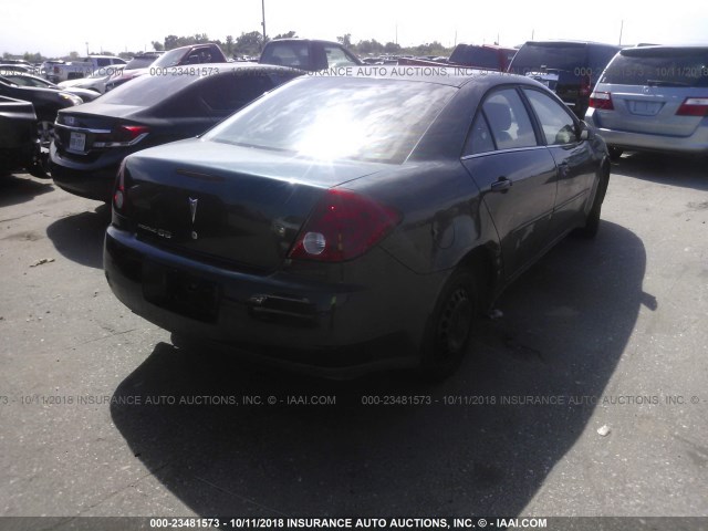 1G2ZF58B474127673 - 2007 PONTIAC G6 VALUE LEADER/BASE GREEN photo 4