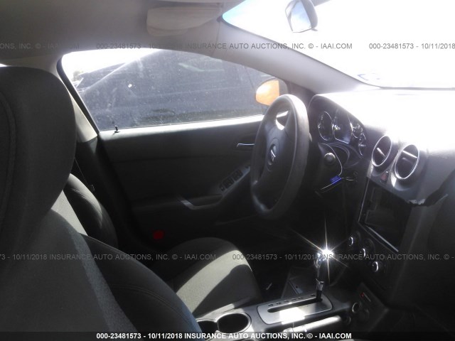 1G2ZF58B474127673 - 2007 PONTIAC G6 VALUE LEADER/BASE GREEN photo 5