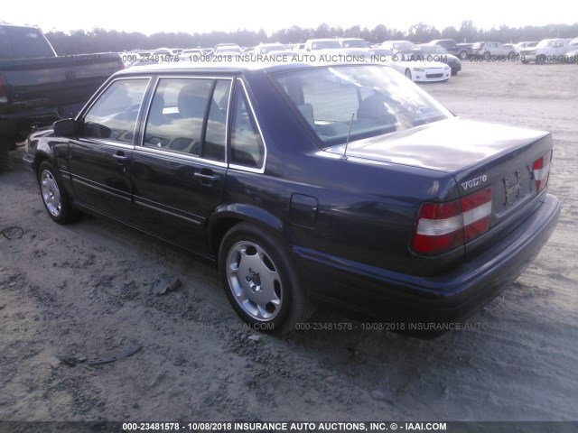 YV1KS9600W1133563 - 1998 VOLVO S90 Azul oscuro foto 3