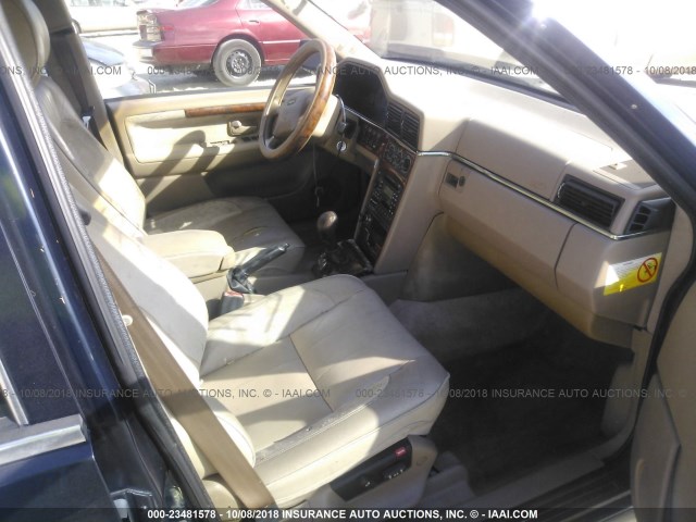 YV1KS9600W1133563 - 1998 VOLVO S90 Azul oscuro foto 5