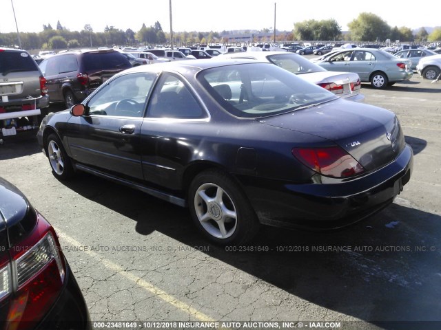 19UYA1156VL000267 - 1997 ACURA 2.2CL 黑色 照片 3