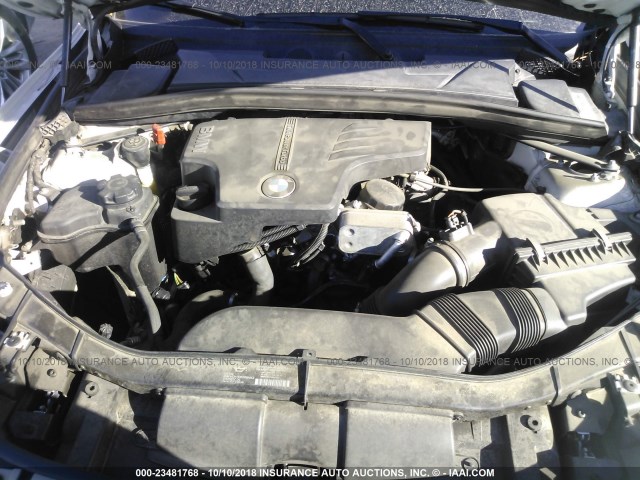 WBAVM1C53EVW51153 - 2014 BMW X1 SDRIVE28I WHITE photo 10