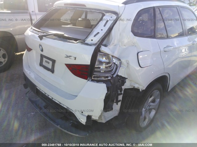 WBAVM1C53EVW51153 - 2014 BMW X1 SDRIVE28I WHITE photo 6