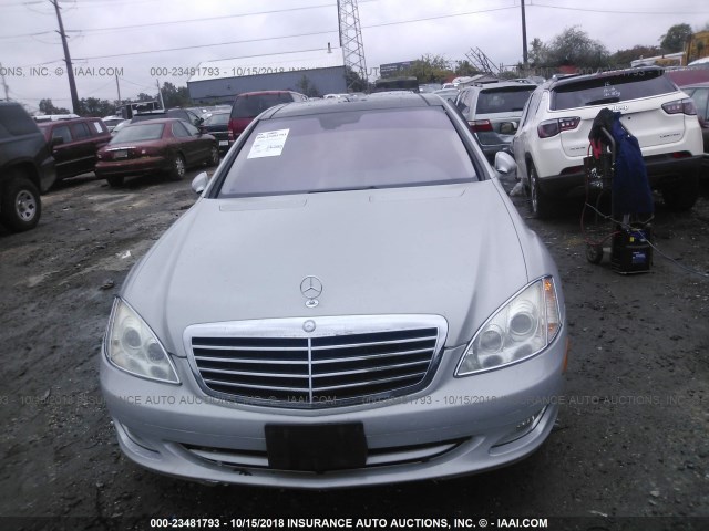 WDDNG86X28A187550 - 2008 MERCEDES-BENZ S 550 4MATIC SILVER photo 6