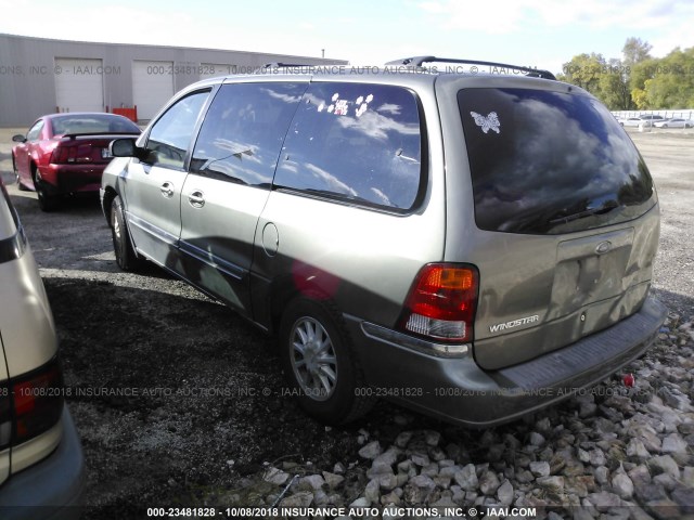 2FMZA5243YBB16235 - 2000 FORD WINDSTAR SE GRAY photo 3