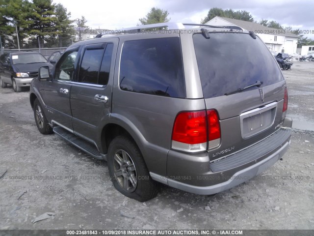 5LMEU88H94ZJ06234 - 2004 LINCOLN AVIATOR BROWN photo 3