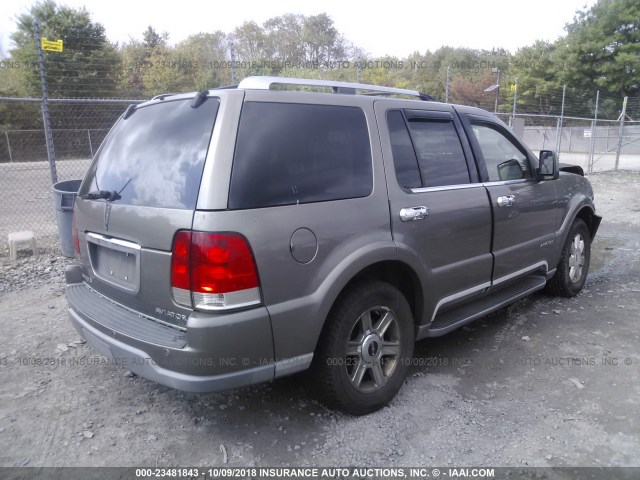 5LMEU88H94ZJ06234 - 2004 LINCOLN AVIATOR BROWN photo 4