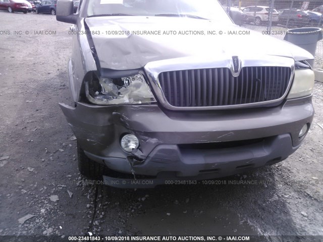5LMEU88H94ZJ06234 - 2004 LINCOLN AVIATOR BROWN photo 6