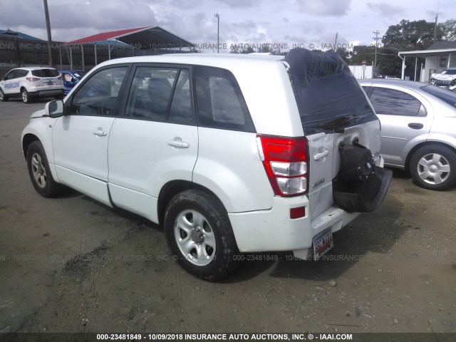 JS3TE941X64101880 - 2006 SUZUKI GRAND VITARA  WHITE photo 3