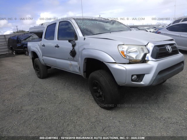 3TMLU4EN5CM091197 - 2012 TOYOTA TACOMA DOUBLE CAB 银色 照片 1