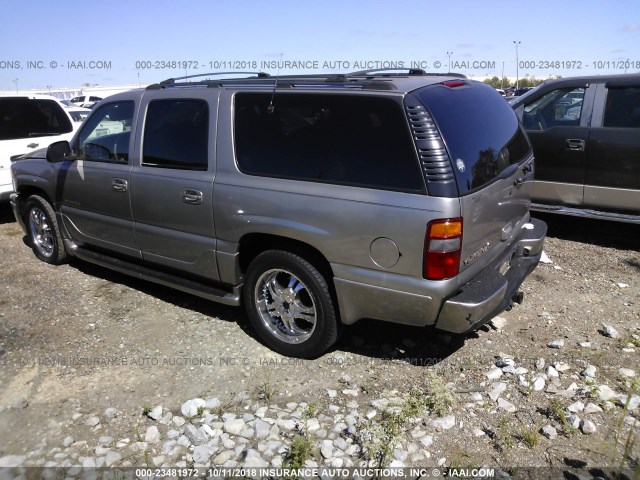 1GKFK66U01J244572 - 2001 GMC DENALI XL K1500 GOLD photo 3