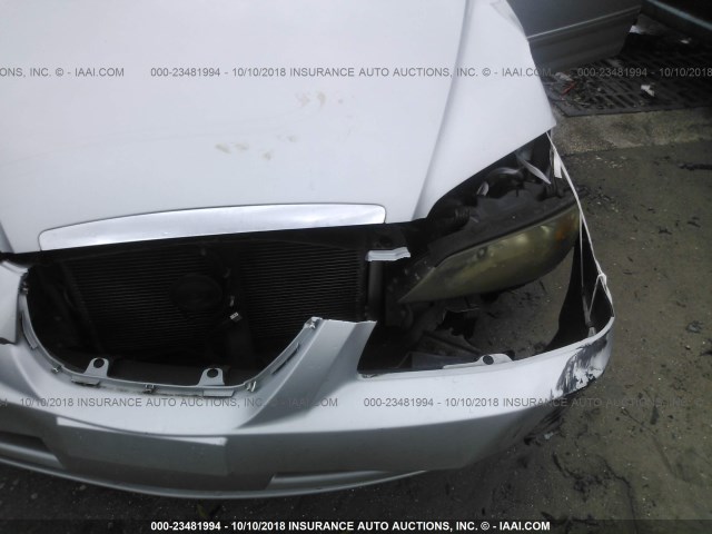 KMHDN46D36U204759 - 2006 HYUNDAI ELANTRA GLS/GT/LIMITED SILVER photo 6