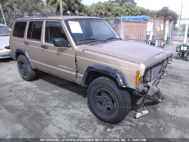 1J4FT68S0XL524584 - 1999 JEEP CHEROKEE SPORT/CLASSIC ოქროსფერი ფოტო 1